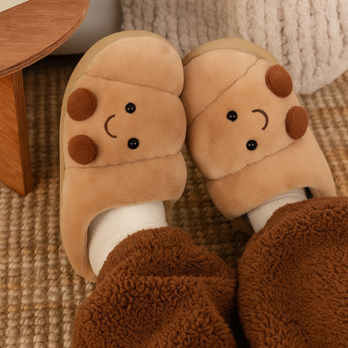 Croissant Jellycat Slippers